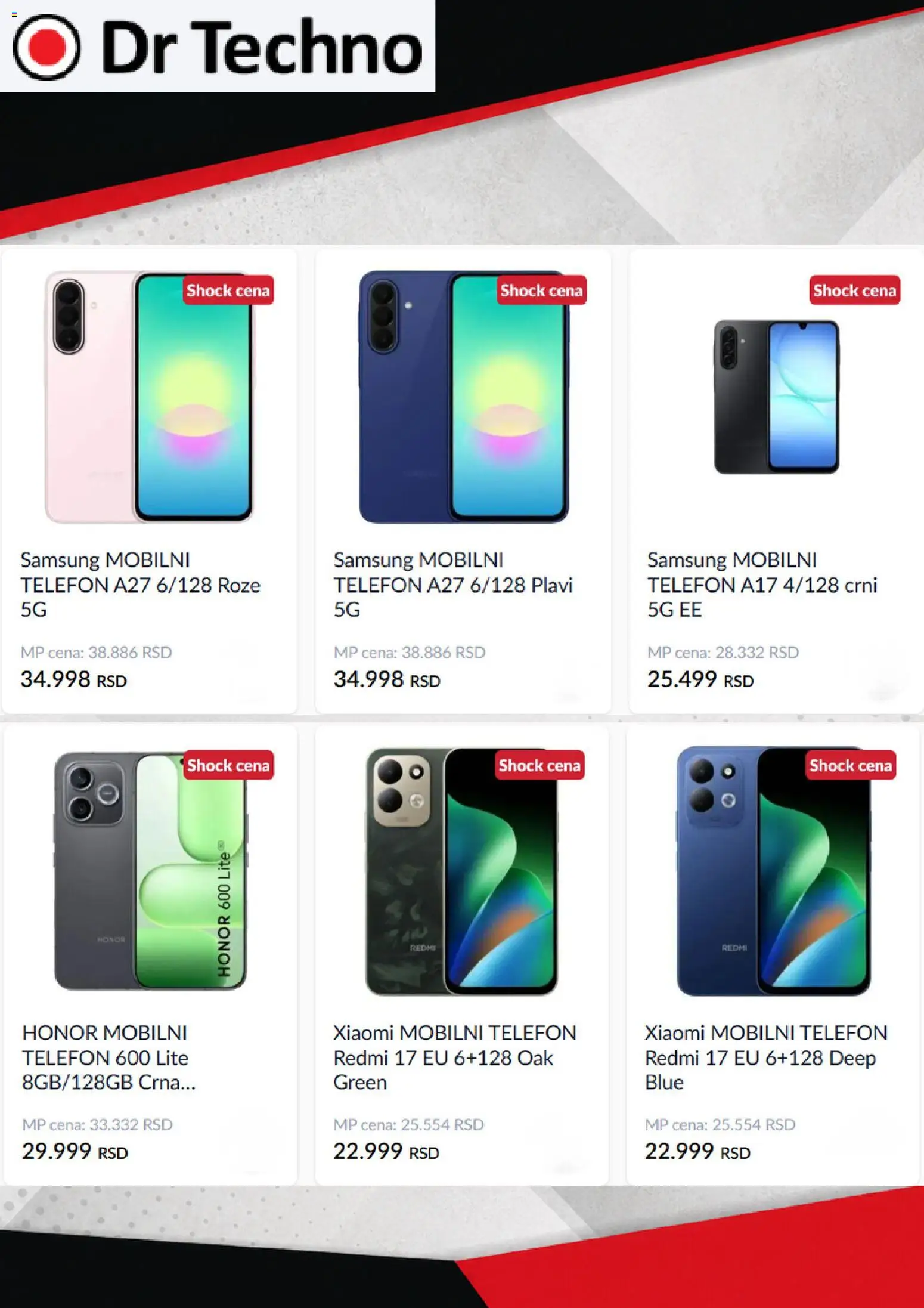 Dr Techno katalog - važi od 01.09.2026 | Strana: 1 | Proizvode: Xiaomi, Telefon, Mobilni telefon