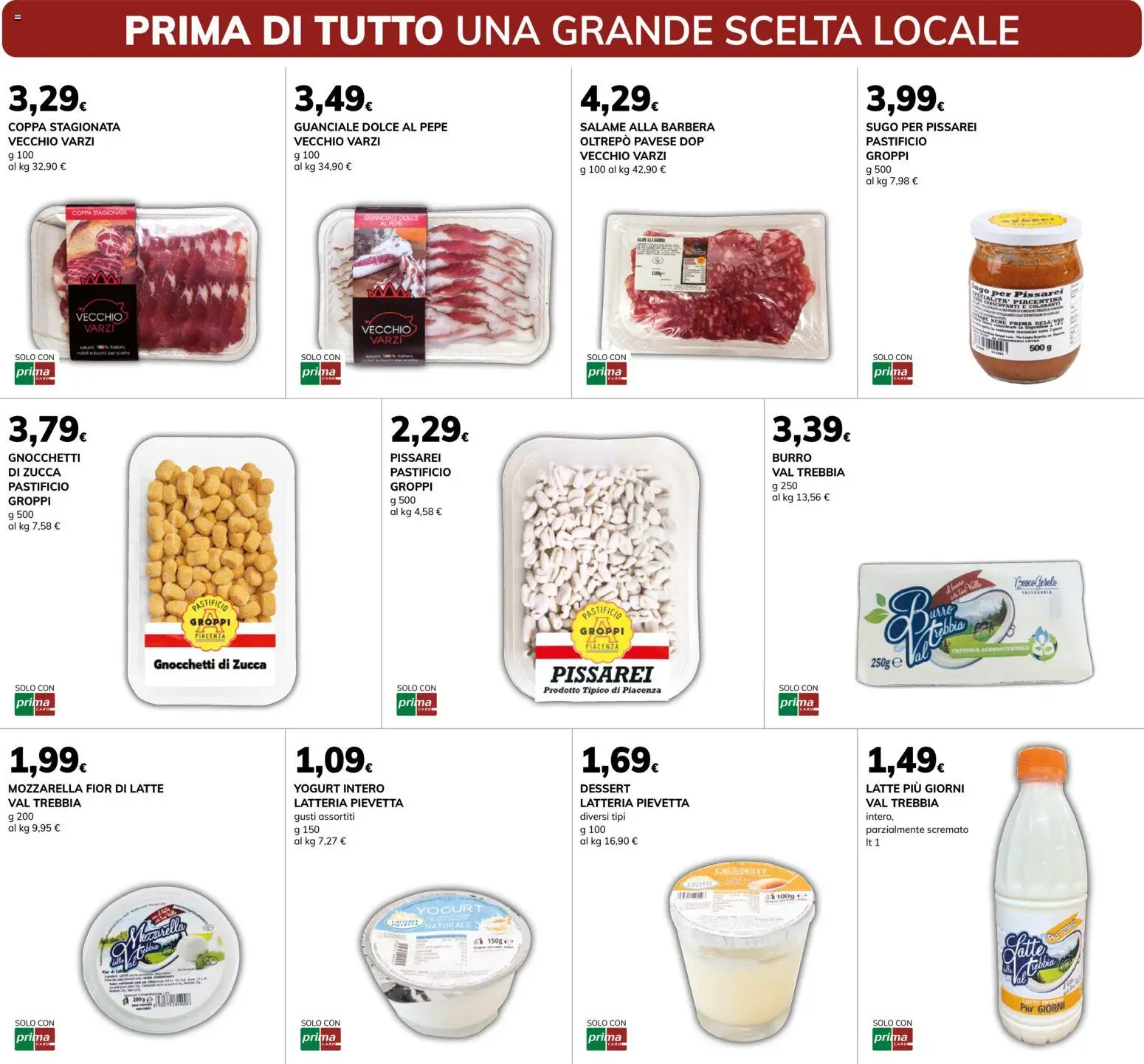 Volantino Basko del 14/07/2026 | Pagina: 3 | Prodotti: Pepe, Mozzarella, Sugo, Gnocchetti