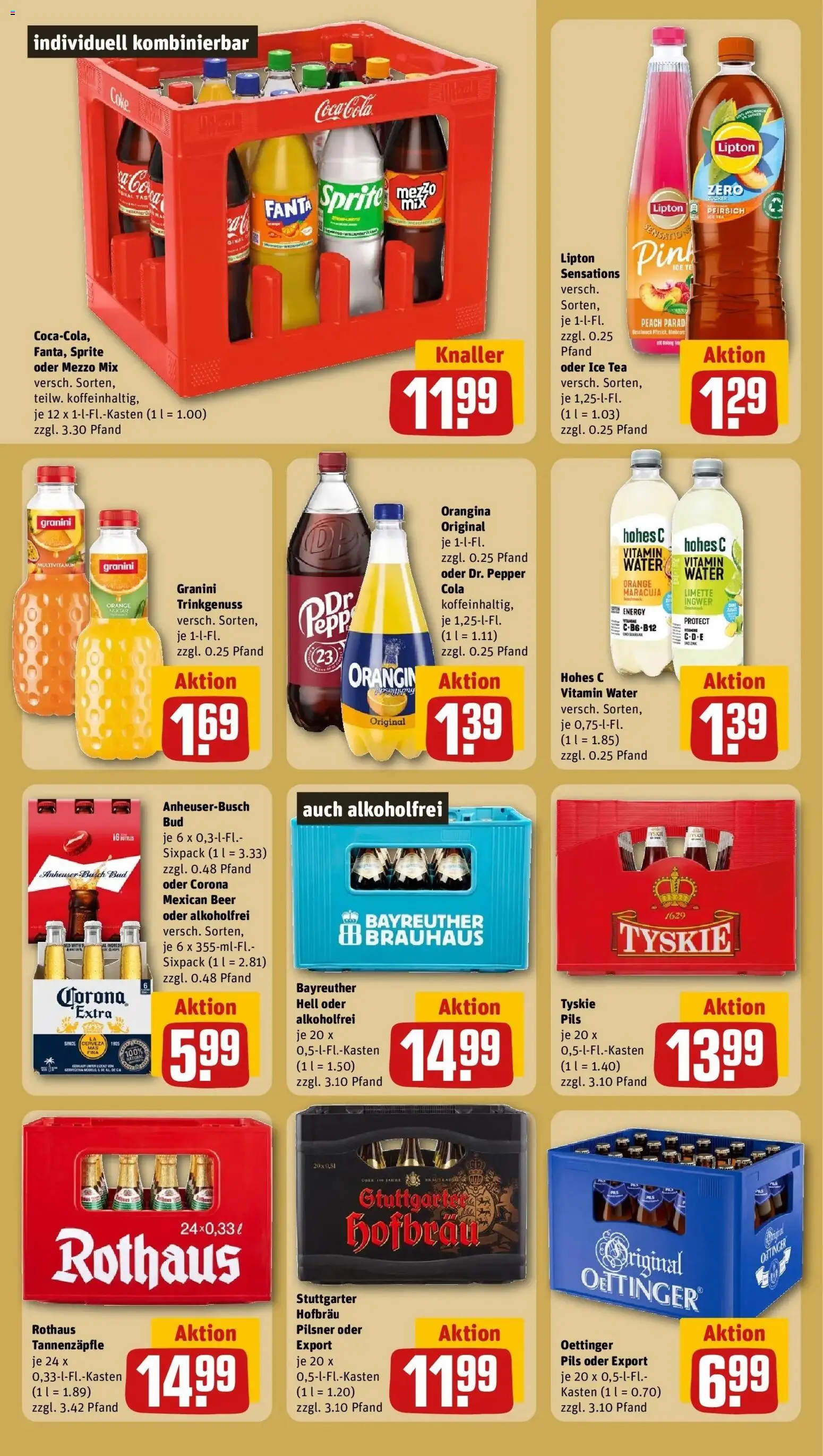 REWE Prospekt ab 28.09.2026 zum Blättern » Angebote | Seite: 24 | Produkte: Tyskie, Energy, Oettinger, Granini