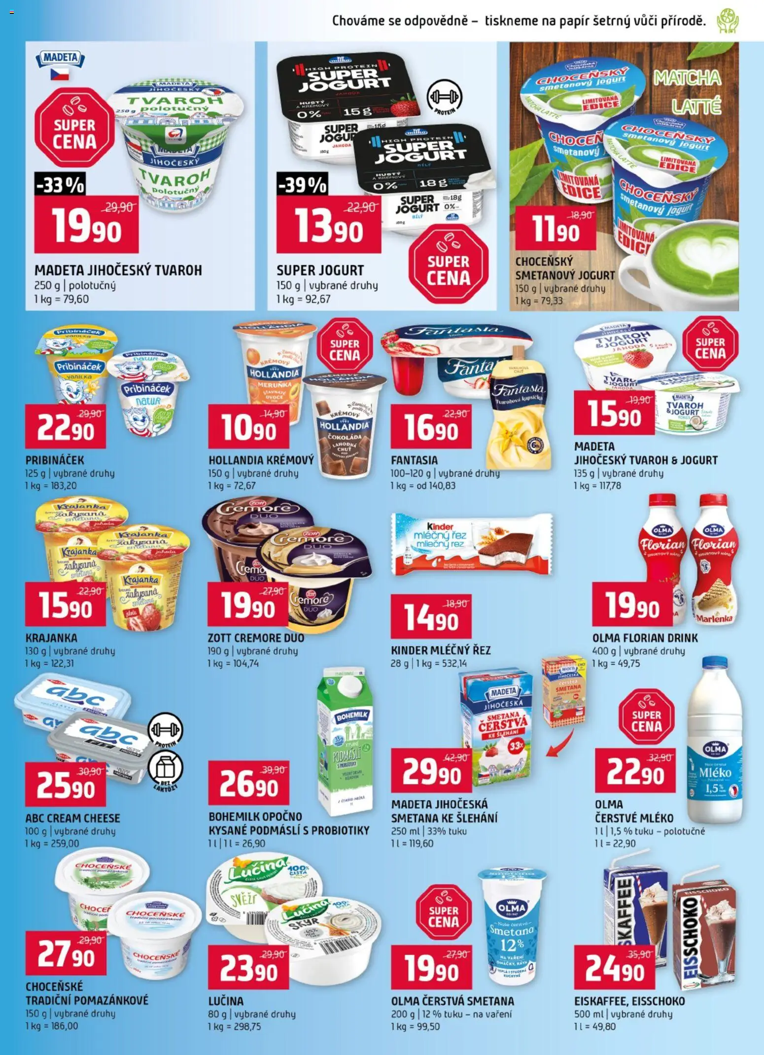 Terno leták od 13.05.2026 | Strana: 5 | Produkty: Mléko, Lučina, Pribináček, Kinder