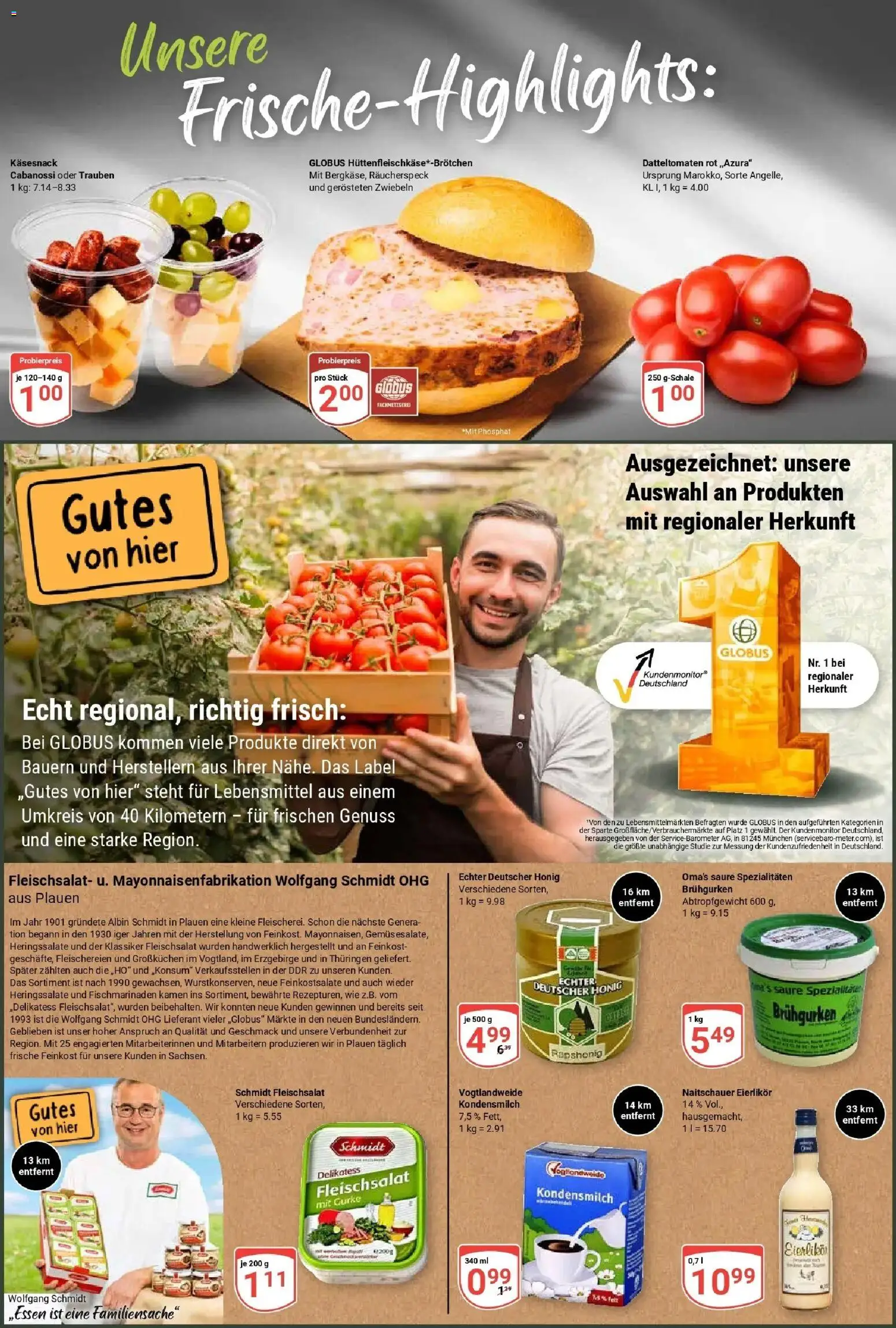 Globus Prospekt Weischlitz (ab 24.08.2026) » Angebote online | Seite: 2 | Produkte: Trauben, Spezialitäten, Zwiebeln, Kondensmilch