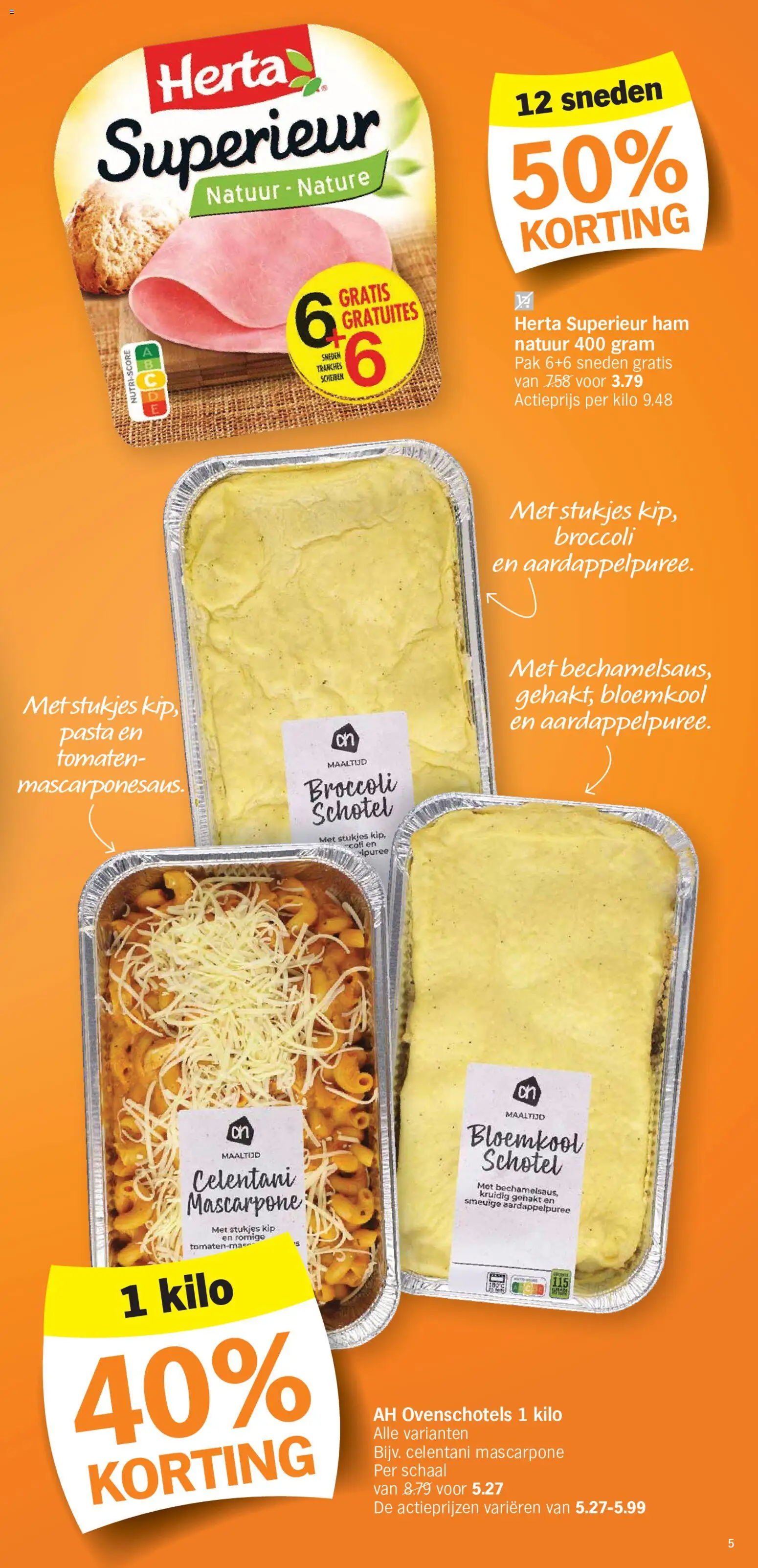 {H1} | Pagina: 5 | Producten: Ham, Mascarpone, Kip, Schaal