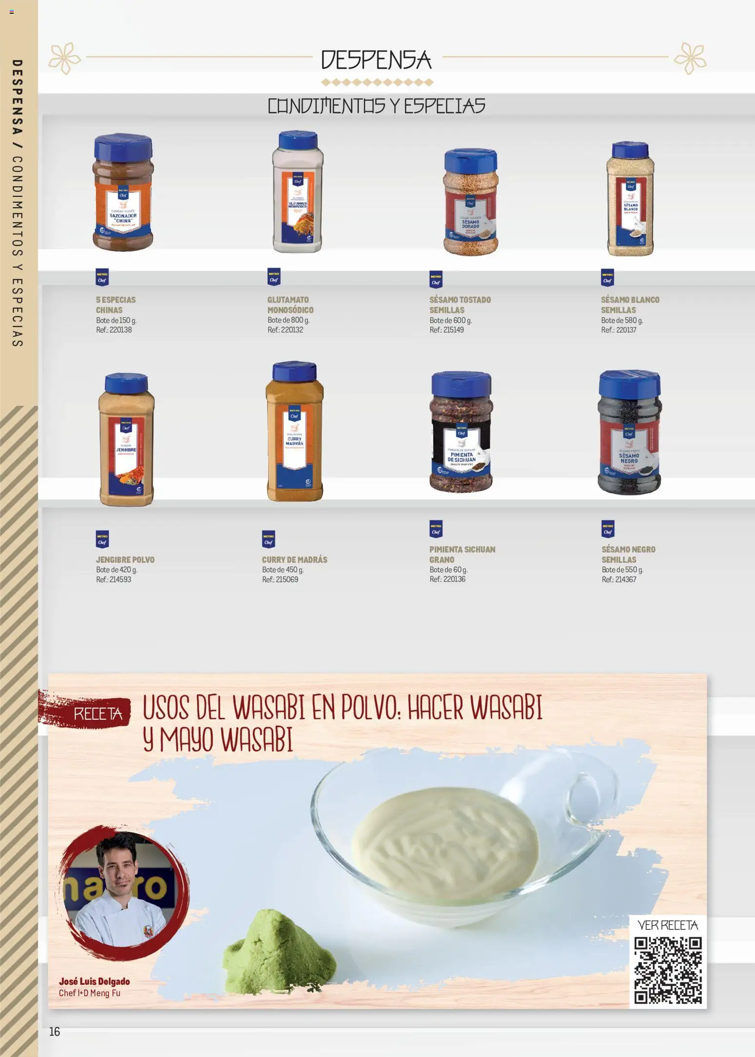 Makro Cocina Fusión Asiática Canarias II │ válido desde el 11.05.2026 | Página: 16 | Productos: Polvo, Sazonador
