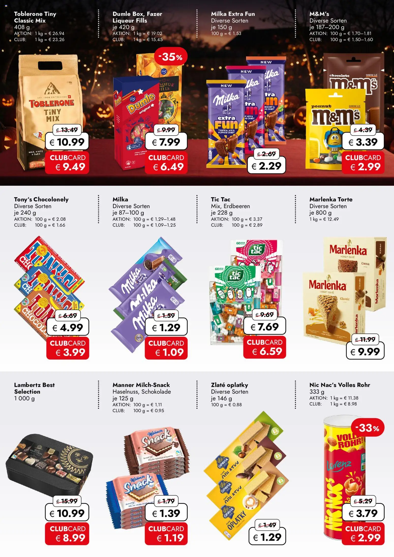 Travel Free  Aktionsangebote – gültig ab 30.10.2026 | Seite: 6 | Produkte: Schokolade, M&M's, Milka, Erdbeeren