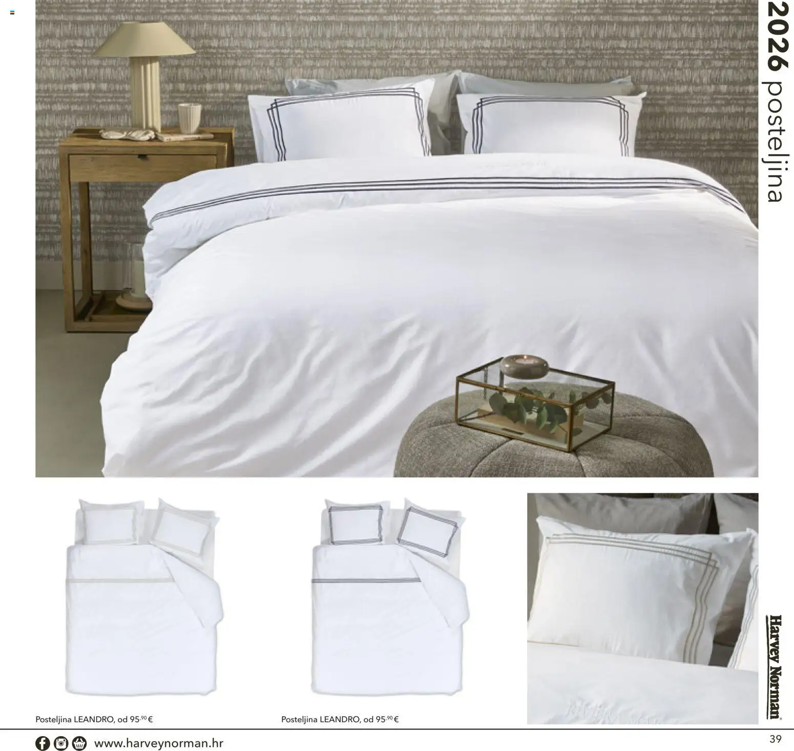 Harvey Norman katalog | vrijedi od 05.06.2026 | Stranica: 39 | Proizvodi: Posteljina