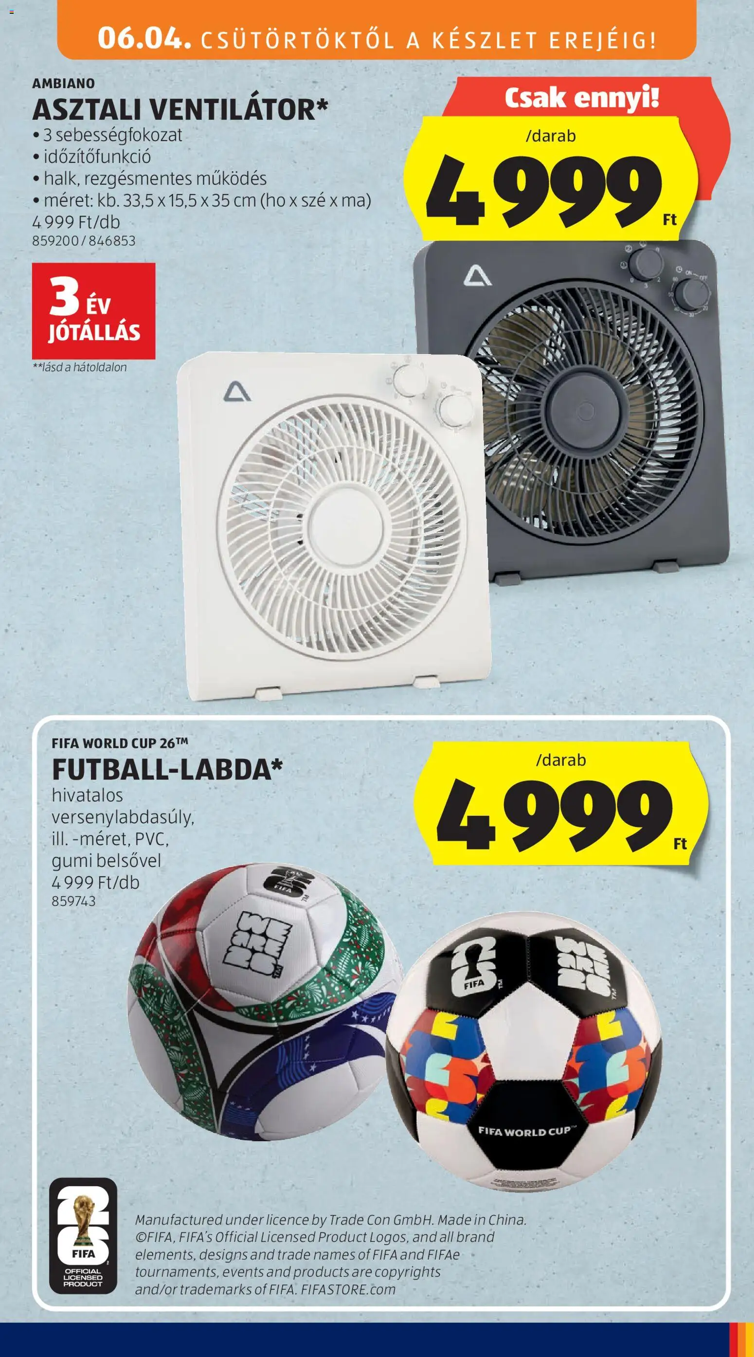 Aldi akciós ujság - amely érvényes a következő dátumtól: 04.06.2026 | Oldal: 23