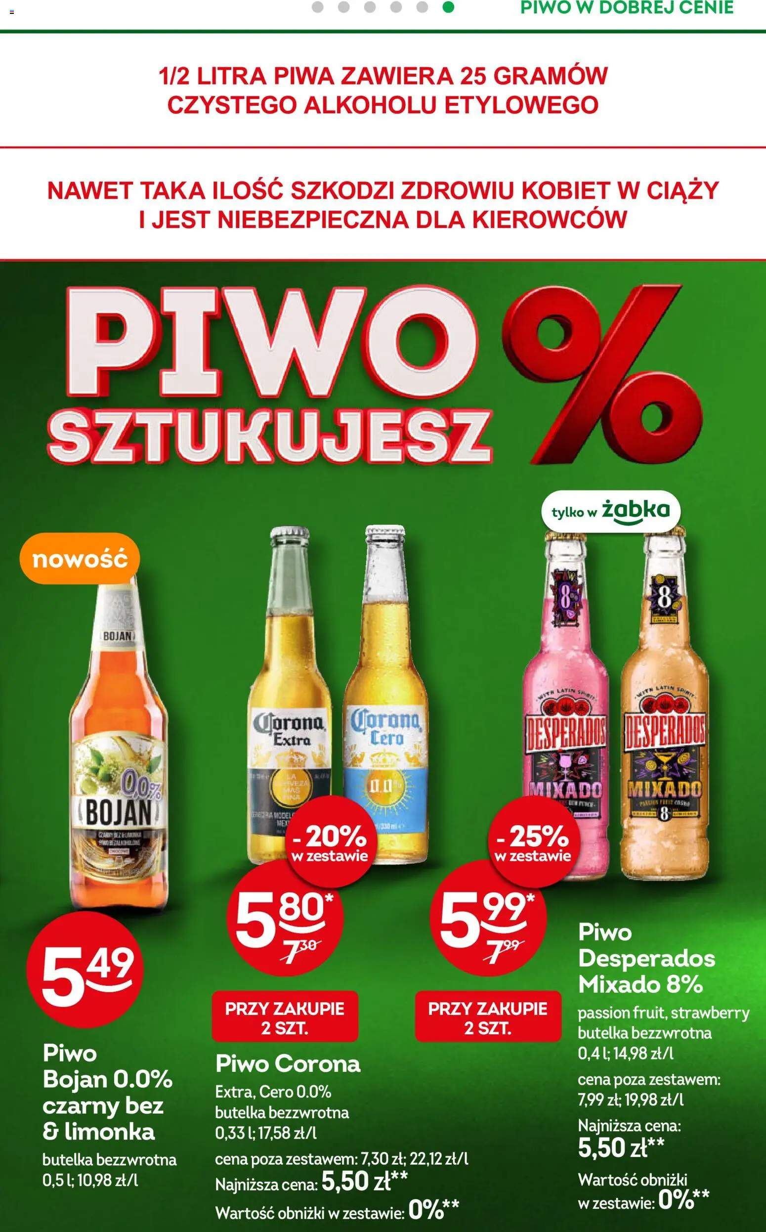 Żabka gazetka od 20.05.2026 | Strona: 59 | Produkty: Limonka, Piwo Desperados, Piwo