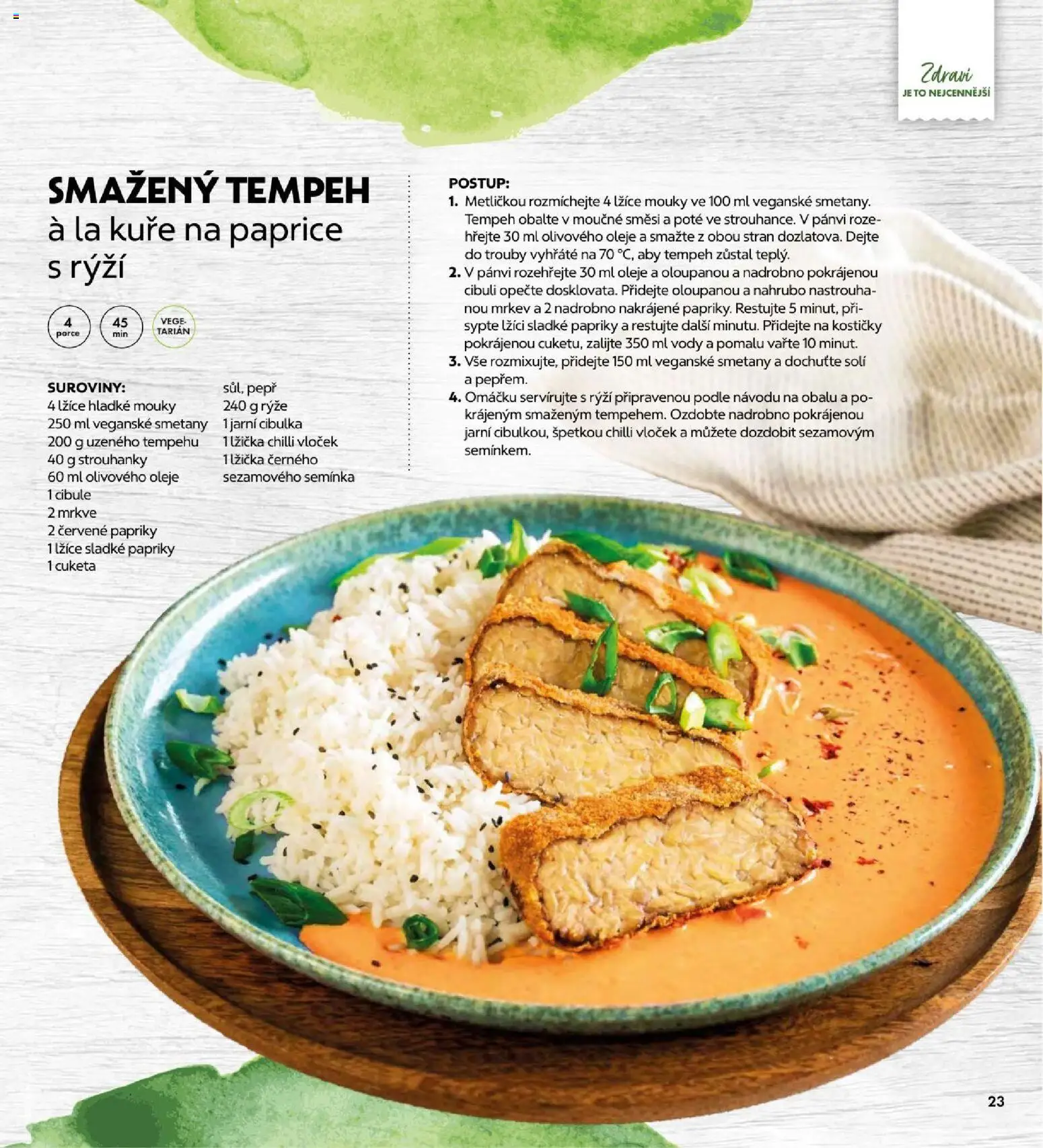 Albert magazín od 01.09.2026 | Strana: 23 | Produkty: Tempeh, Rýže, Lžička, Kuře