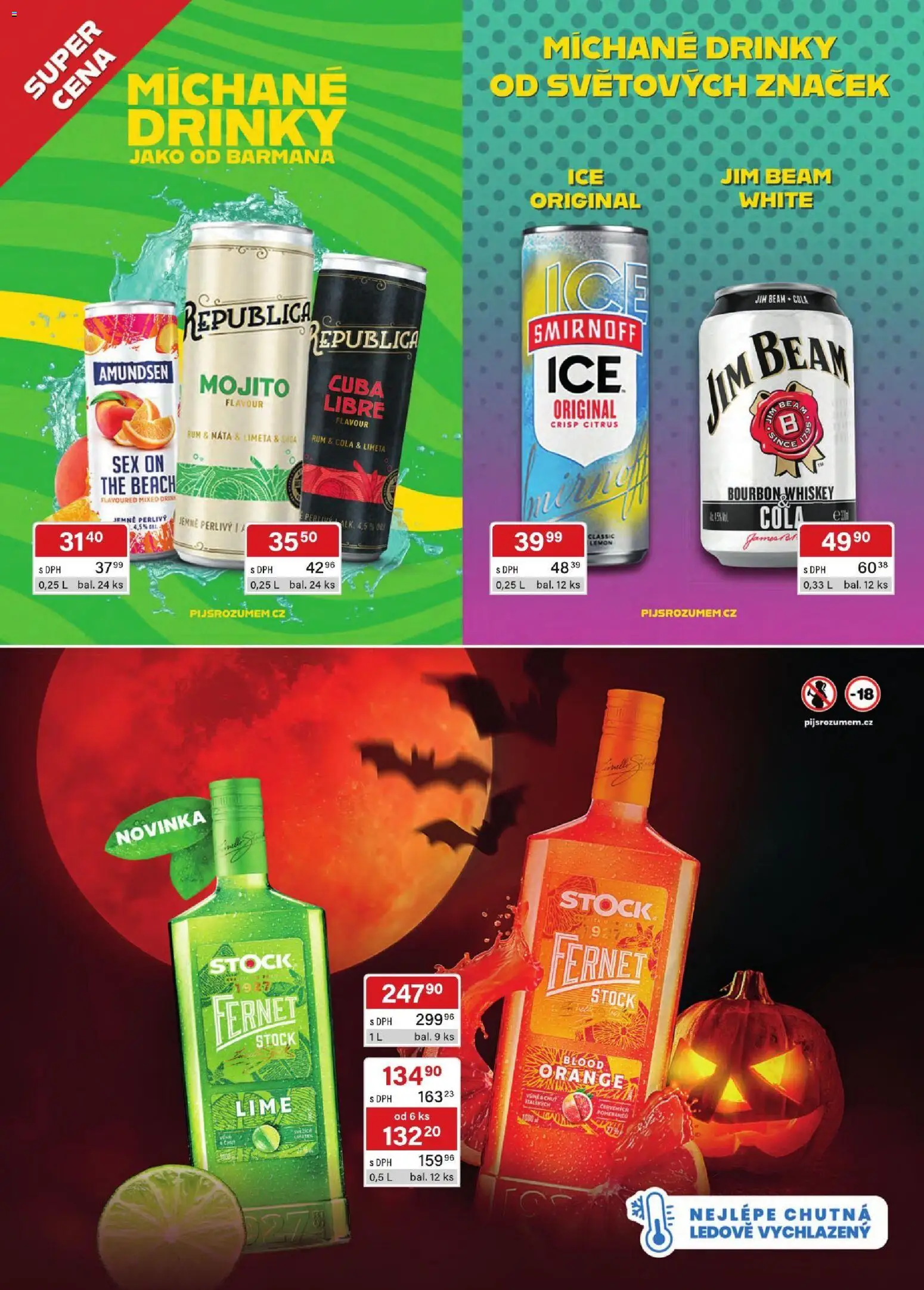 Astur & Qanto leták - Velkoobchod 10/2026 od 01.10.2026 | Strana: 16 | Produkty: Rum, Whiskey, Fernet, Republica