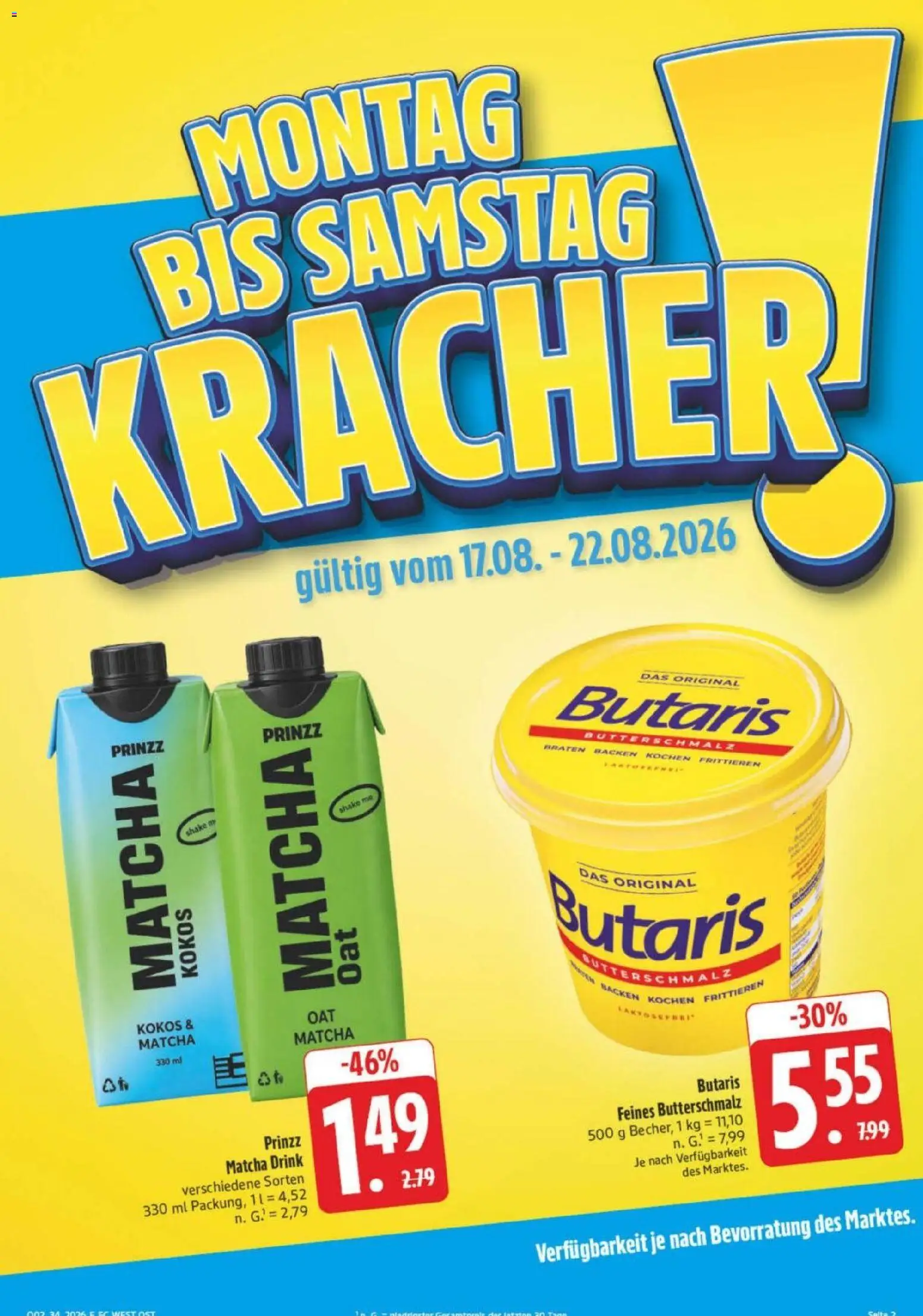 Edeka Prospekt Leipzig – gültig ab 17.08.2026 | Seite: 5 | Produkte: Butterschmalz