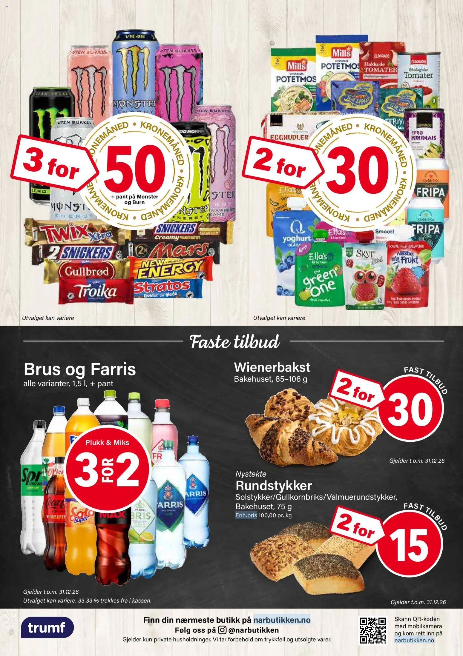 {H1} | Side: 4 | Produkter: Farris, Yoghurt, Tomater, Brus