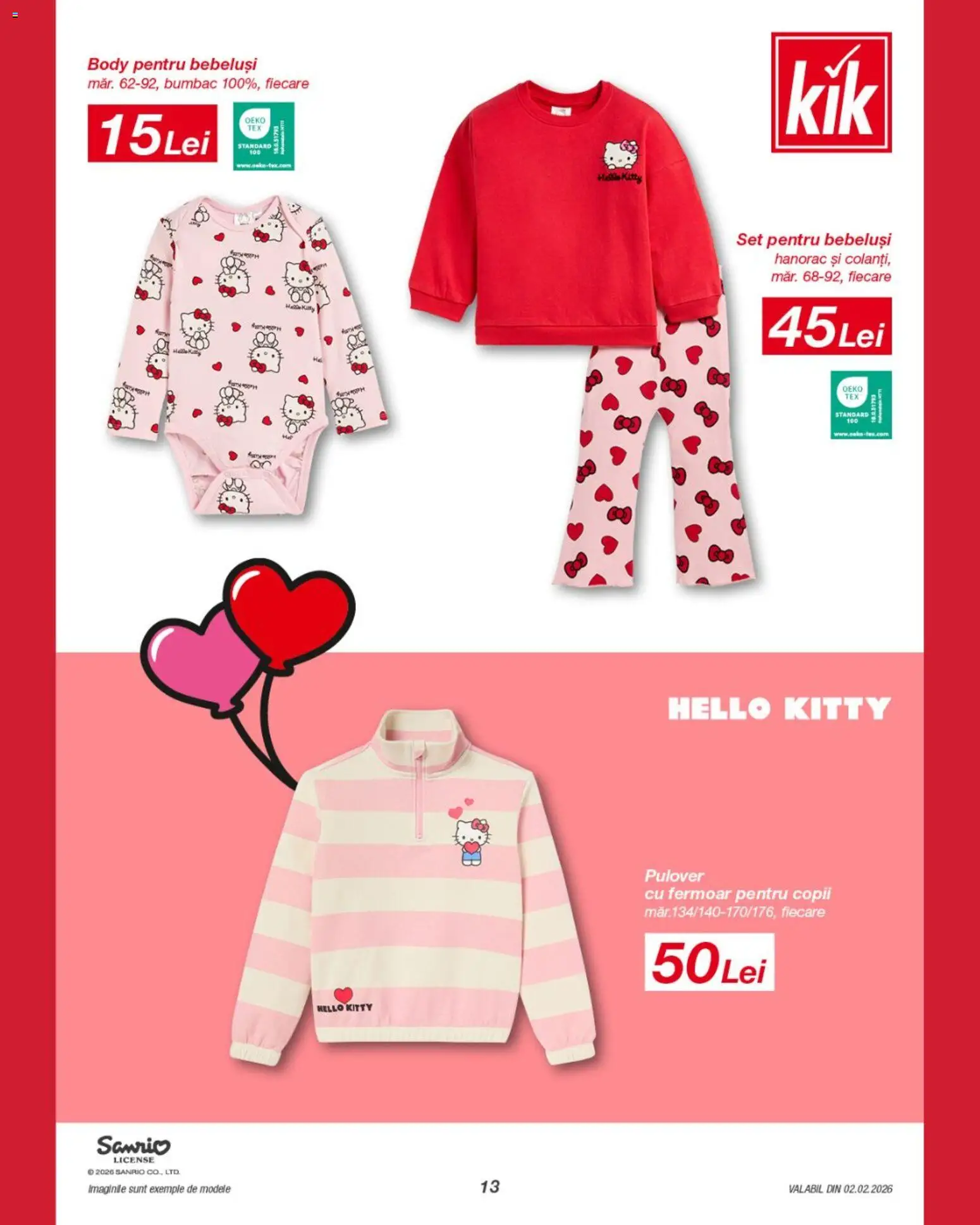 Noul catalog Kik – valabil de la 02.02.2026 | Pagină: 13 | Produse: Body, Pulover, Hanorac