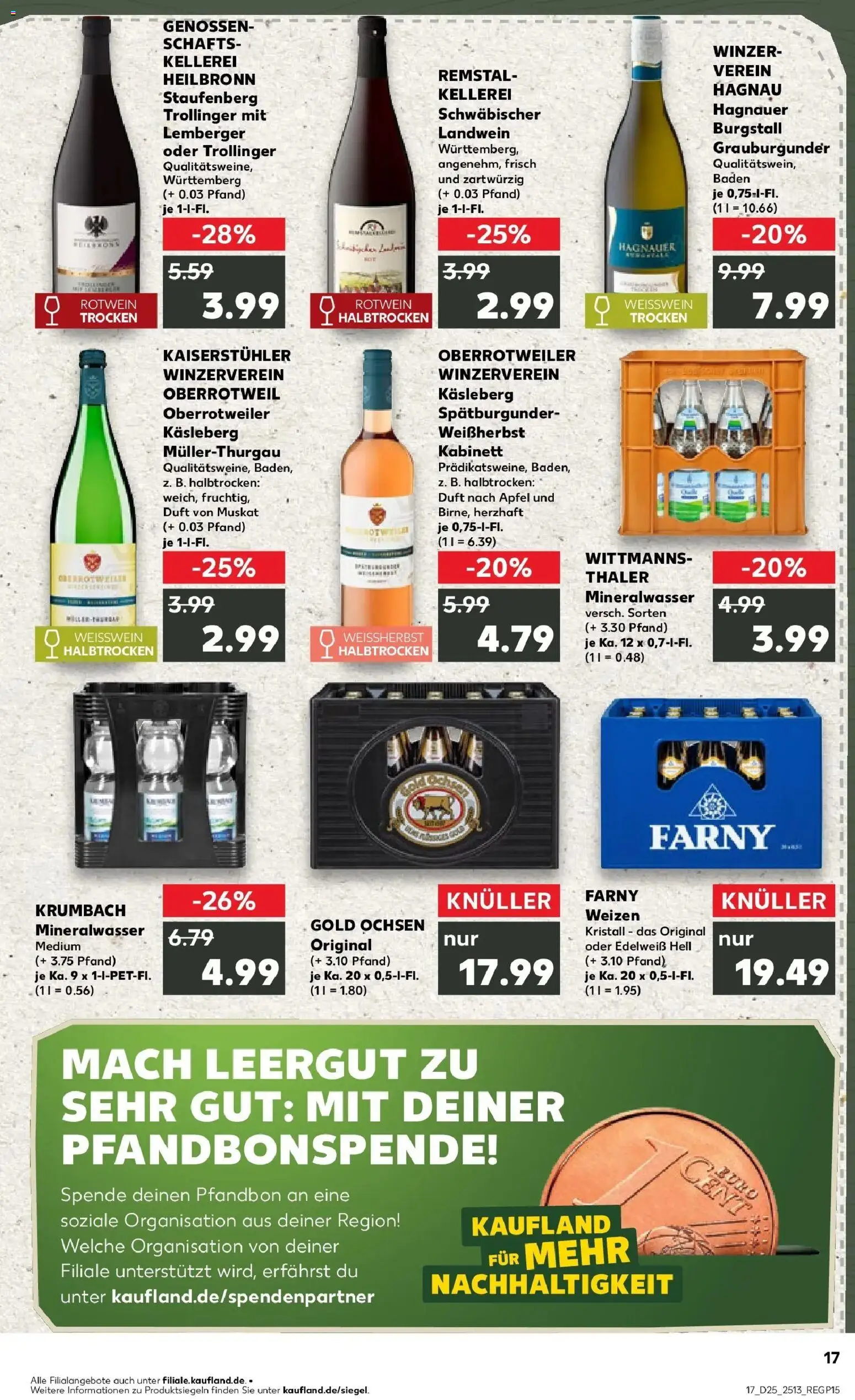 Kaufland Prospekt Bad Saulgau – gültig ab 15.06.2026 | Seite: 2 | Produkte: Weißwein, Rotwein, Duft, Äpfel