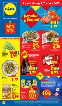Pré-visualização Lidl folheto válido de 08.06.2026