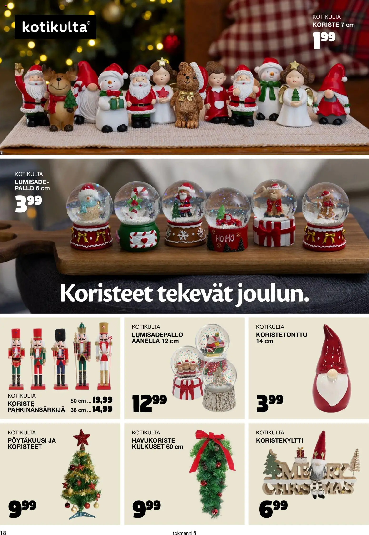 Tokmanni Joulukuvasto 2026 – voimassa 26/10/2026 alkaen | Sivu: 18