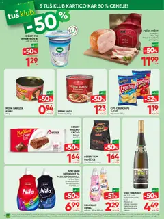 Tuš katalog akcije – veljaven od 14.10.2026 | Stran: 14 | Izdelki: Narezek, Ploščice, Jogurt, Cips