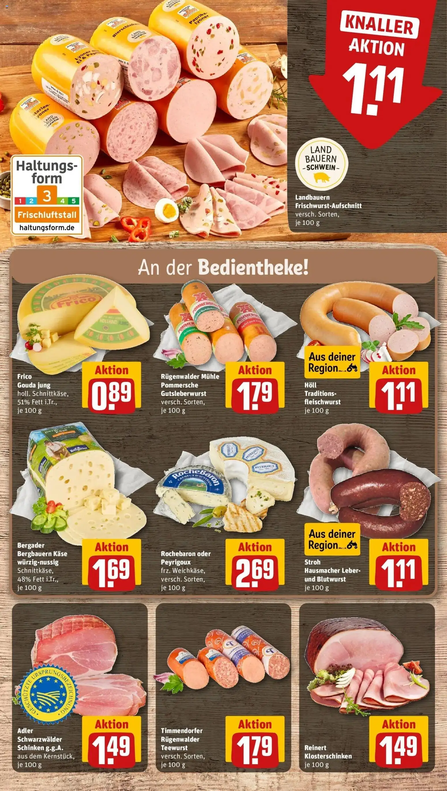 REWE Prospekt ab 21.09.2026 zum Blättern » Angebote | Seite: 16 | Produkte: Mühle, Käse, Äpfel, Schinken