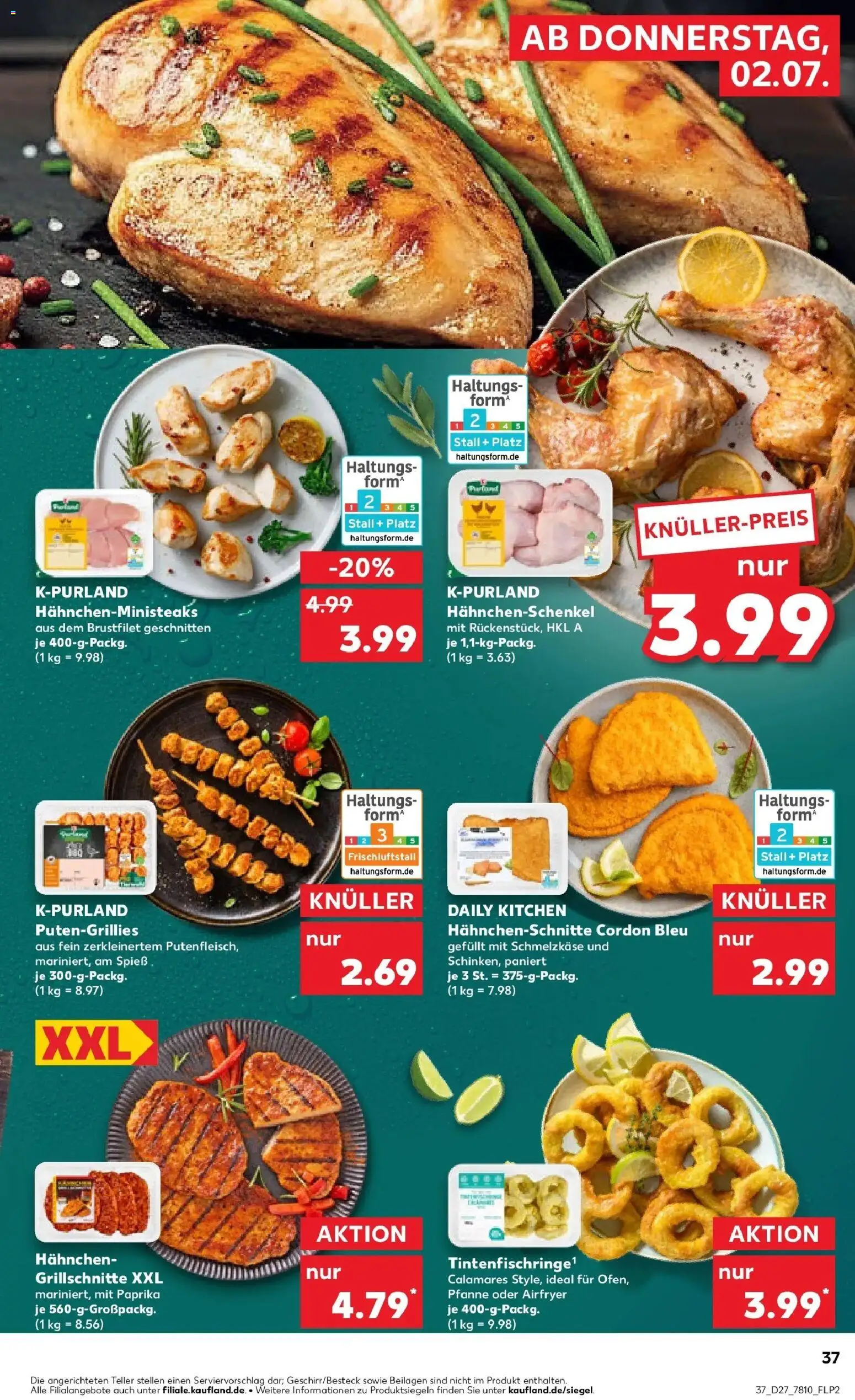 Kaufland Prospekt Landsberg Am Lech – gültig ab 29.06.2026 | Seite: 48 | Produkte: Hahnchen, Hahnchenschenkel, Paprika