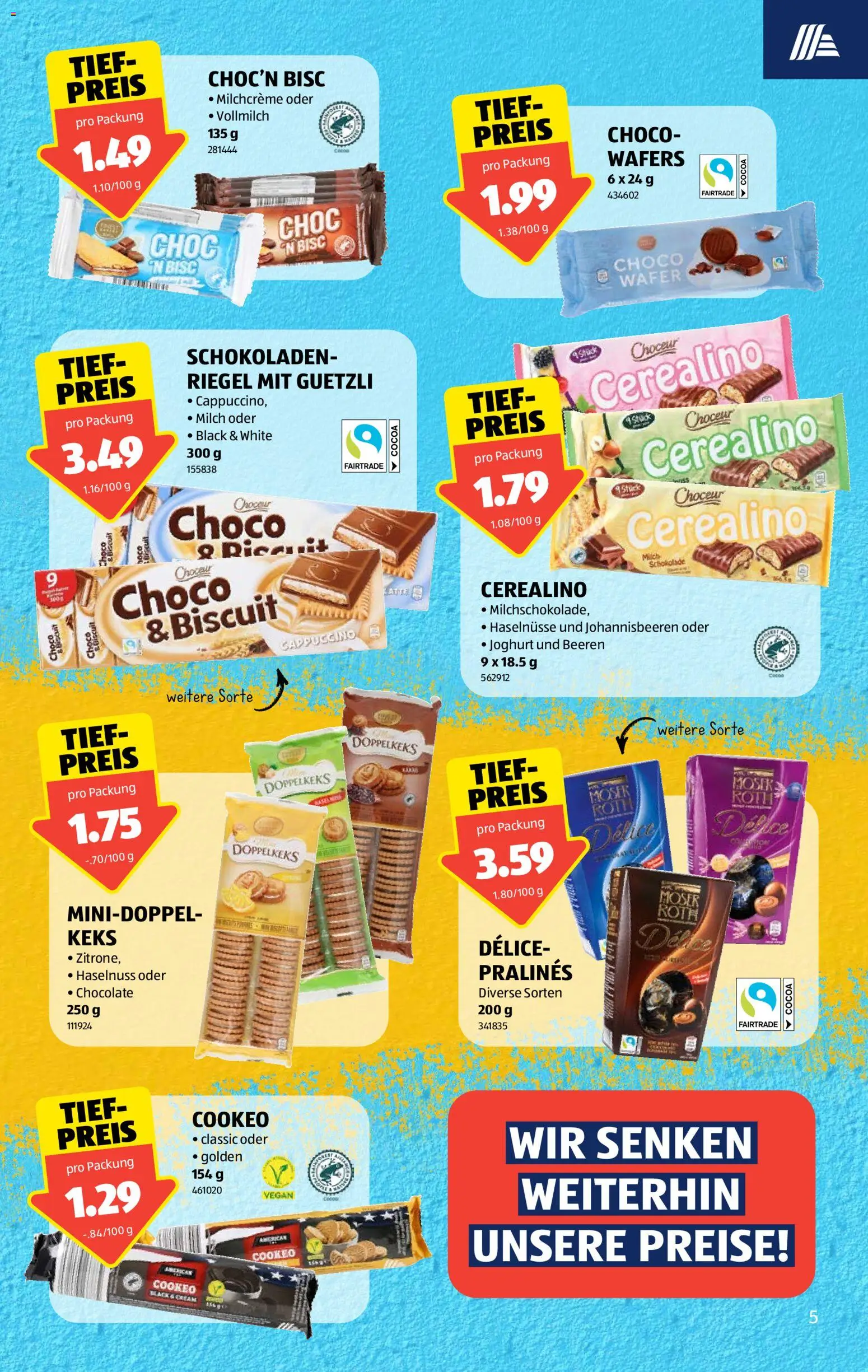 Aldi aktionen – gültig ab 04.06.2026 | Seite: 5 | Produkte: Milch, Joghurt, Schokolade