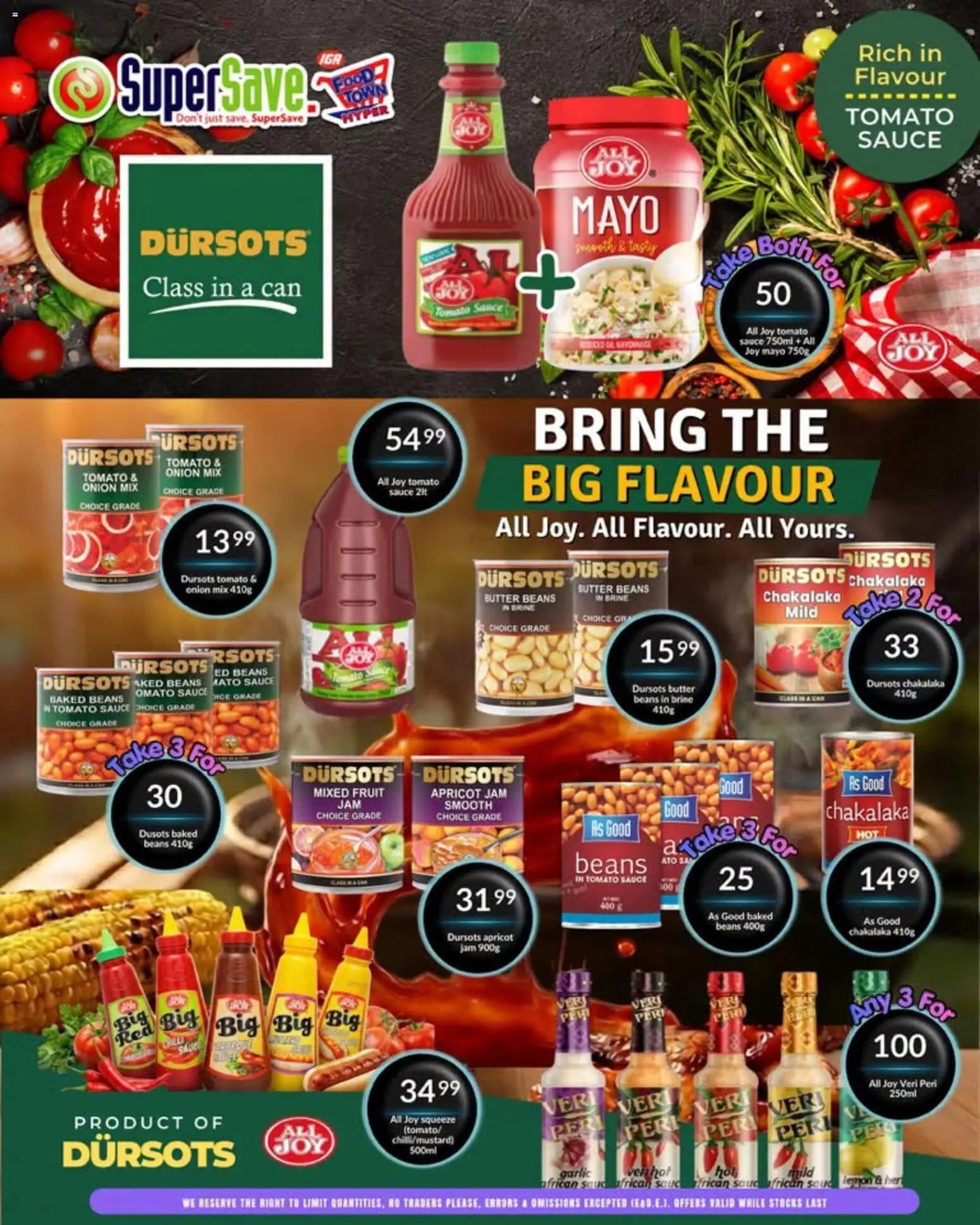 New Super Save catalogue – valid from 01/07/2026 | Page: 1 | Products: Jam, Baked beans, Butter, Sauce