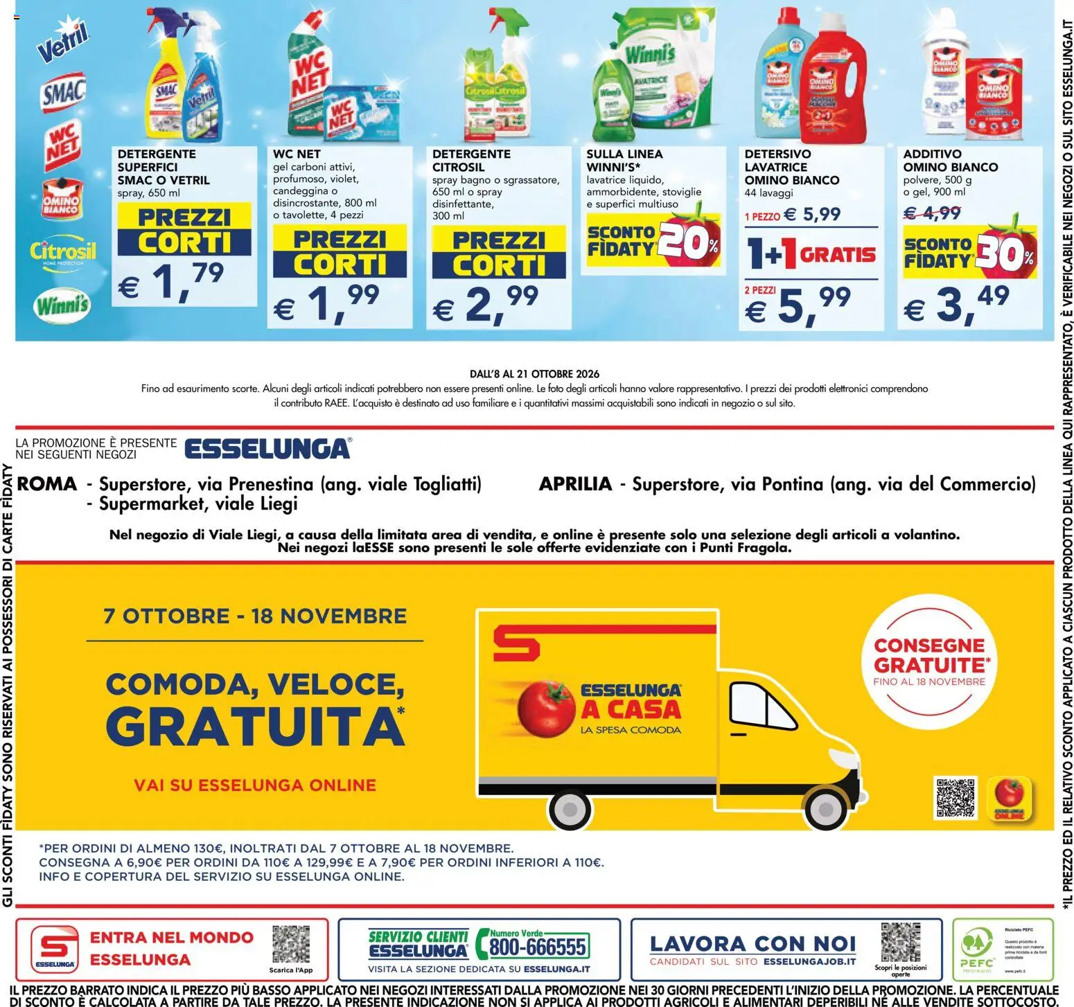 Volantino Esselunga S del 08/10/2026 | Pagina: 31 | Prodotti: Detergente, Basso, WC, Bagno