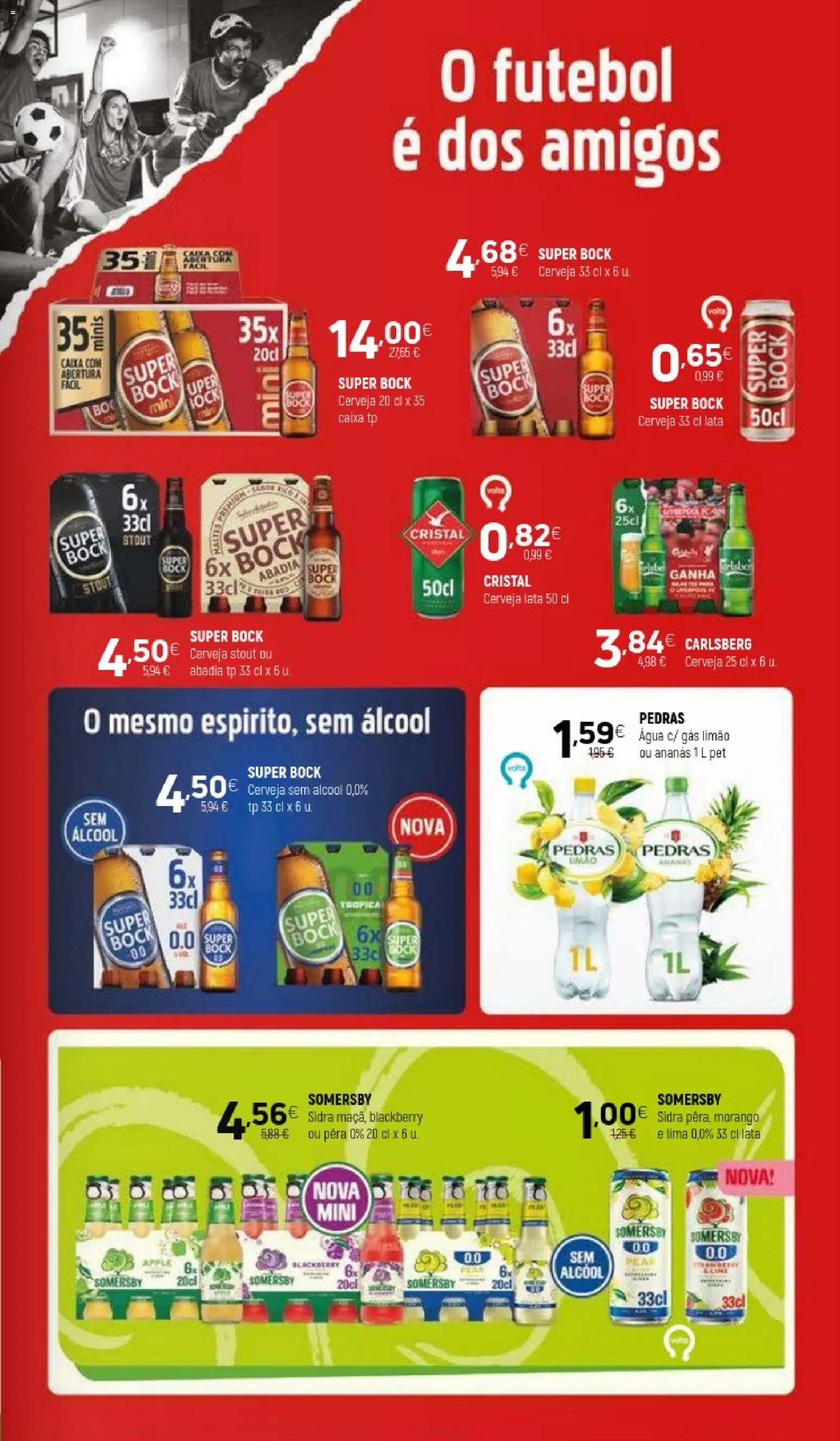 Coviran folheto │ válido de 16.06.2026 | Página: 15 | Produtos: Agua, Super bock, Cerveja, Somersby