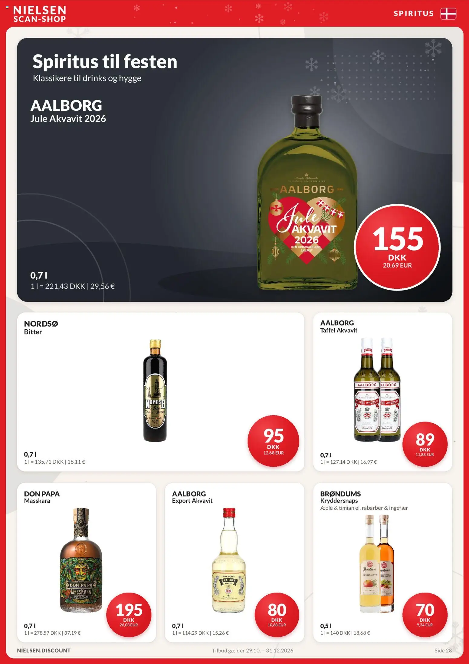 Nielsen Discount tilbudsavis – gyldig fra 29/10/2026 | Side: 28 | Produkter: Rabarber, Ingefær, Timian