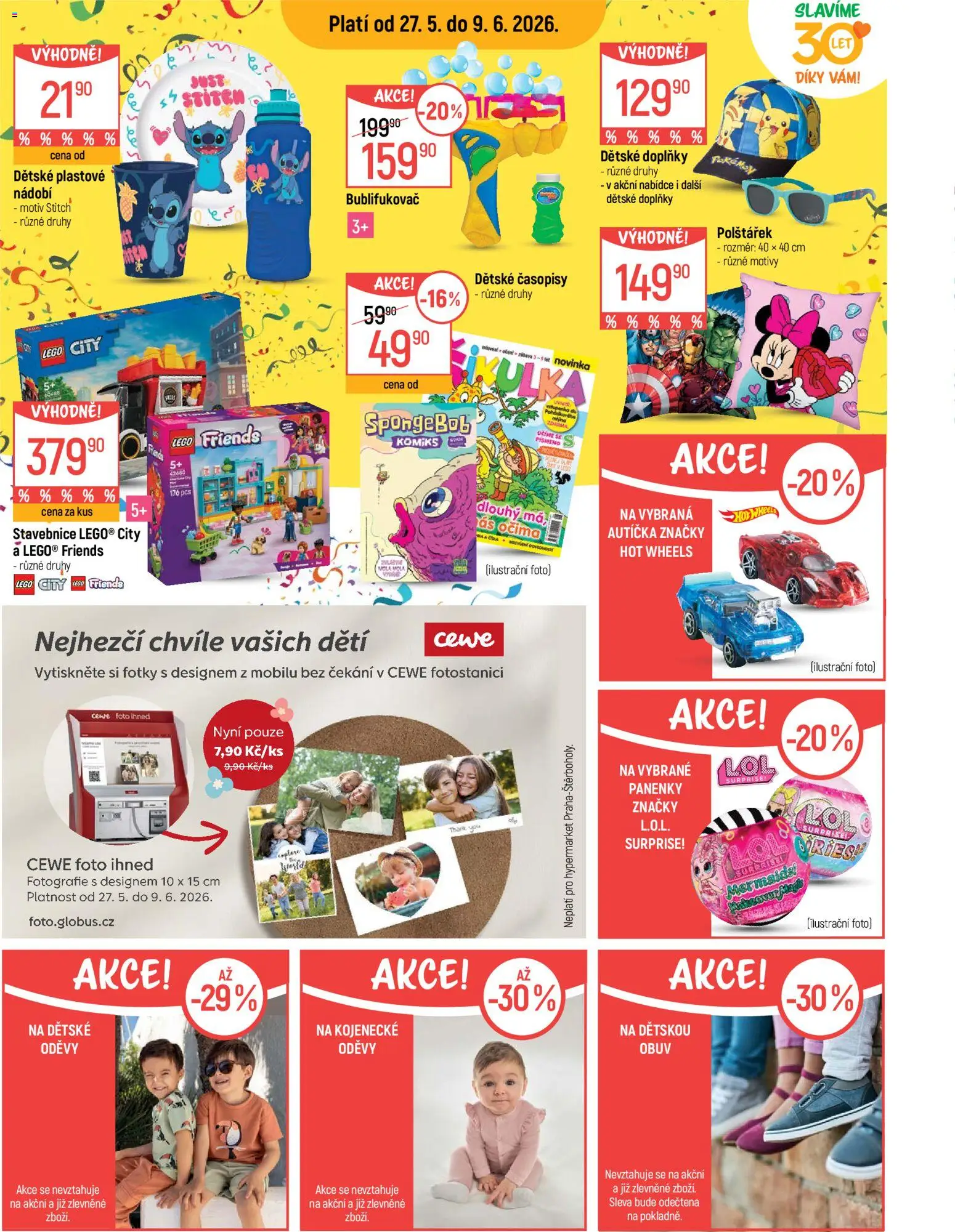 Globus leták - Praha Zličín od 27.05.2026 | Strana: 11 | Produkty: Stavebnice, Lego Friends, Hot Wheels, Stitch