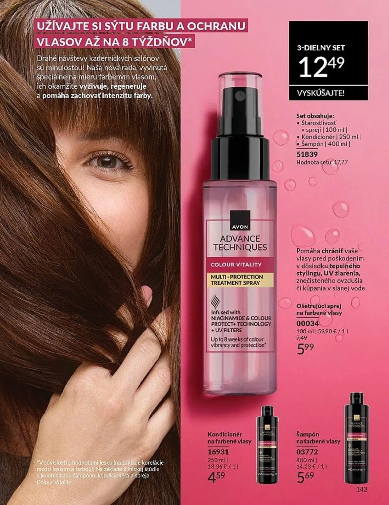 Nové Avon akcie – leták je platný od 01.06.2026 | Strana: 143 | Produkty: Šampón, Kondicionér
