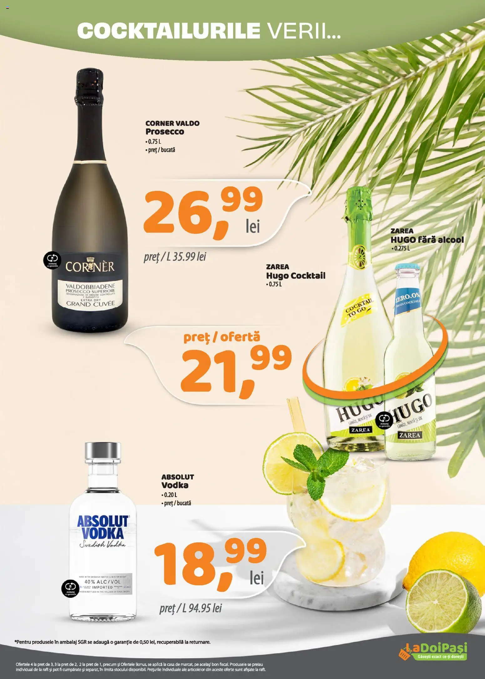 Noul catalog LaDoiPași – valabil de la 01.07.2026 | Pagină: 13 | Produse: Raft, Prosecco, Cocktail, Vodka