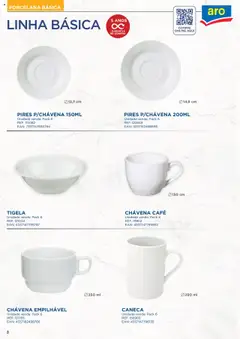 Pré-visualização Makro Catálogo Serviço de Mesa válido de 01/08/2024 | Página: 8 | Produtos: Tigela, Caneca, Café