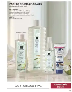 Vista previa Catálogo AVON campaña 9 válido desde el 01/09/2026 | Página: 185 | Productos: Aceite, Crema, Espuma, Spray corporal