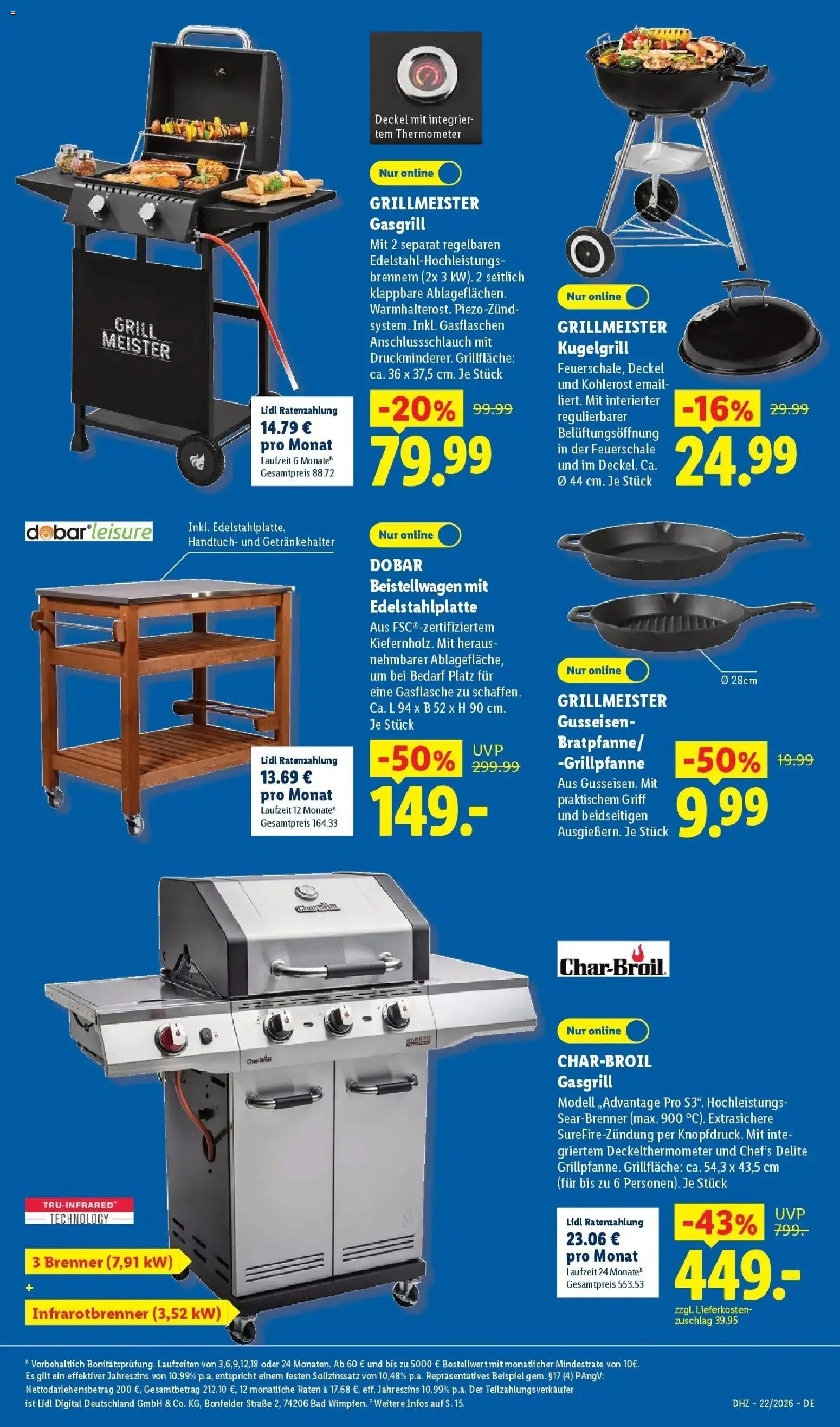 Lidl Prospekt Hof-innenstadt – gültig ab 26.05.2026 | Seite: 7 | Produkte: Grill, Thermometer, Bad