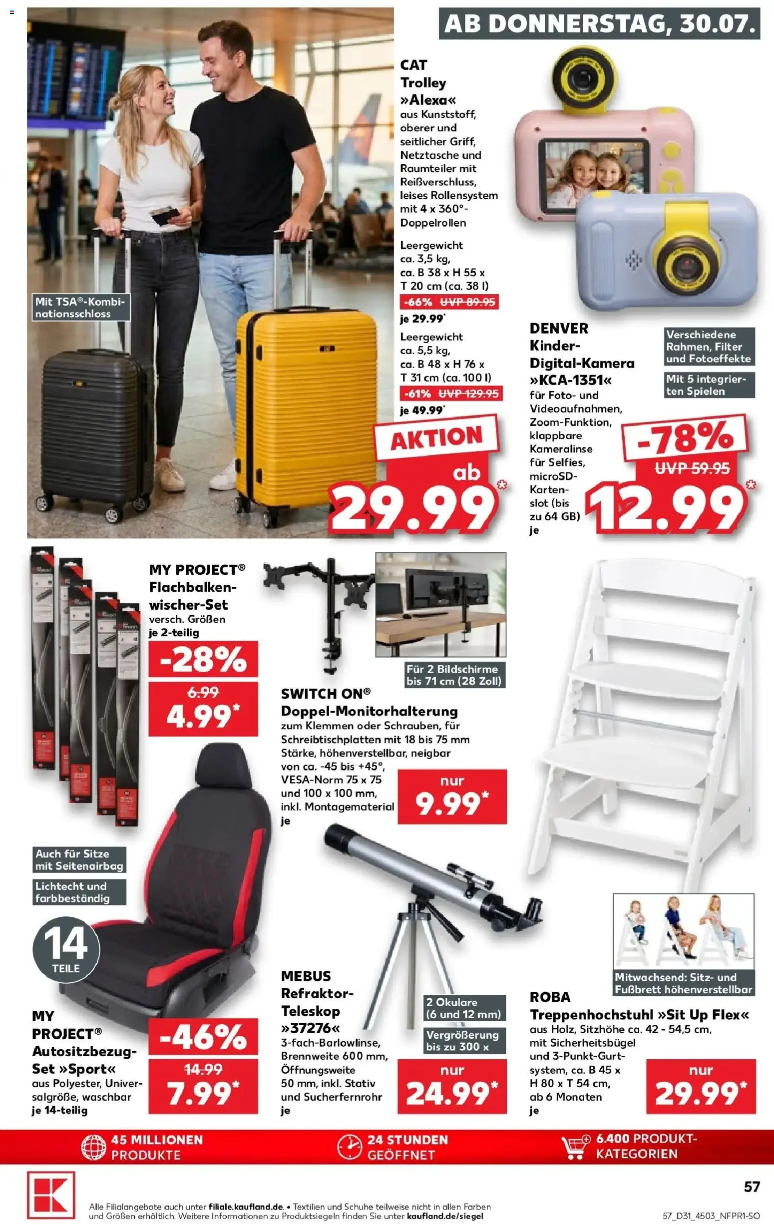 Kaufland Prospekt Kulmbach – gültig ab 30.07.2026 | Seite: 57 | Produkte: Raumteiler, Digitalkamera, Stativ