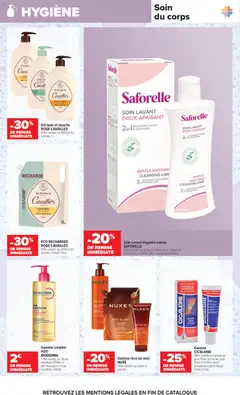 Carrefour - Prévisualisation de Soin Lavant Hygiène intime SAFORELLE, 2en1 INCONFORT INTIME & QUOTIDIEN valide à partir de 28/10/2026 | Page: 10 | Produits: Miel, Douche, Lait, Huile