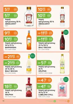 Pogląd oferty "Eurocash gazetka - Katalog Alkoholowy" - ważna od 01.10.2026 | Strona: 19 | Produkty: Pigwa, Krupnik, Maska, Biały Bocian