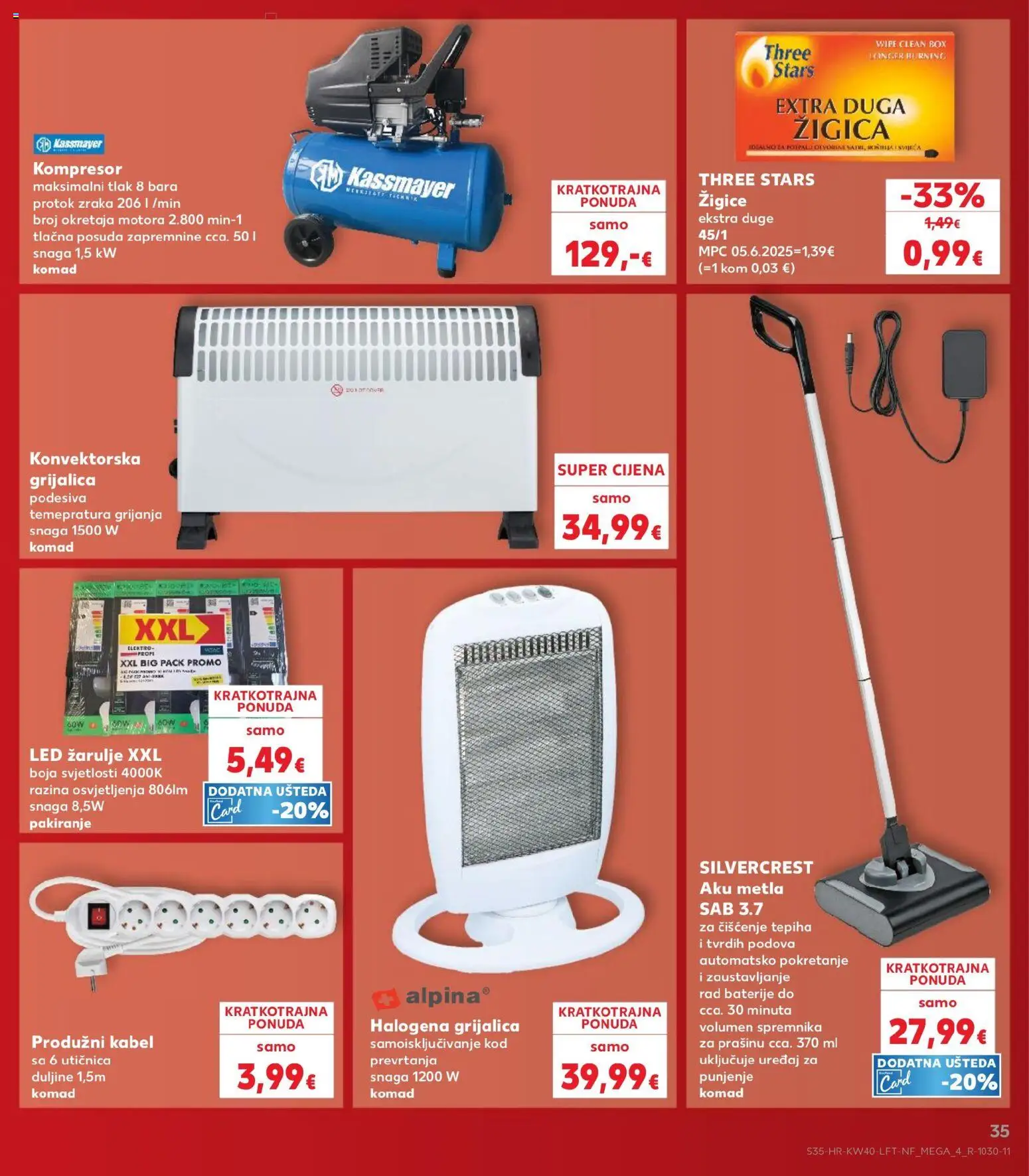 Kaufland HR akciós ujság - amely érvényes a következő dátumtól: 2026.09.30. | Oldal: 35