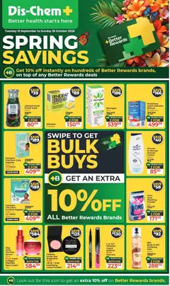 Dis-Chem specials catalogue – valid from 15/09/2026