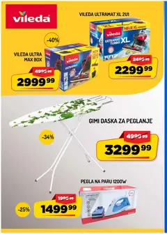 VILEDA ULTRA MAX BOX, Vileda Ultra Max Box - pregled Aman kataloga - važi od 16.10.2026 | Strana: 10 | Proizvode: Pegla, Daska za peglanje, Vileda, Pegla na paru