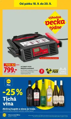 Náhled letáku ULTIMATE SPEED Nabíječka autobaterií, pro 12V baterie s kapacitou 8-250 Ah požadované připojení: 230 V impulsní proud: 75 A od 17.09.2026 | Strana: 42 | Produkty: Merlot, Grüner Veltliner, Baterie, Tokaji