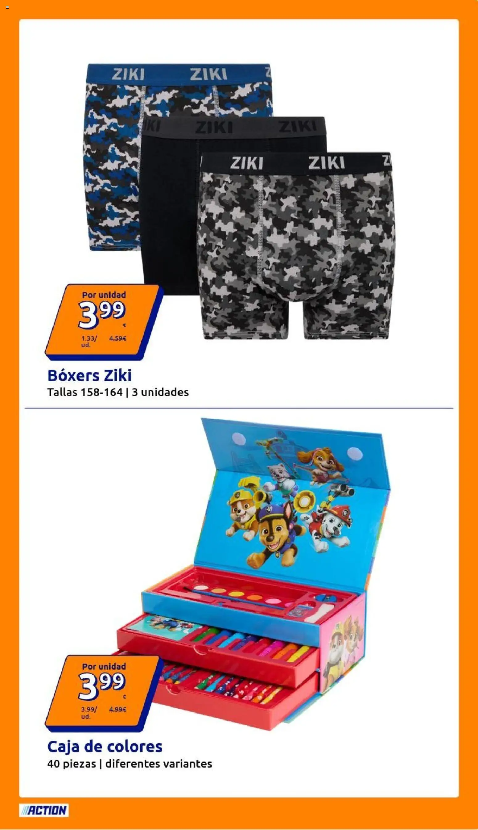 Action folleto │ válido desde el 14/10/2026 | Página: 29 | Productos: Boxers, Caja