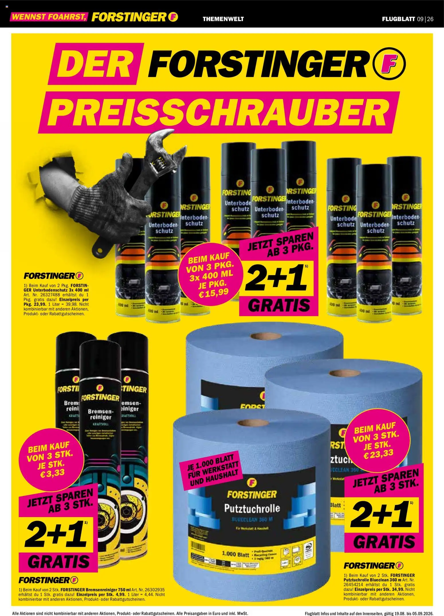 Forstinger Flugblatt gültig ab 19.08.2026 | Seite: 12