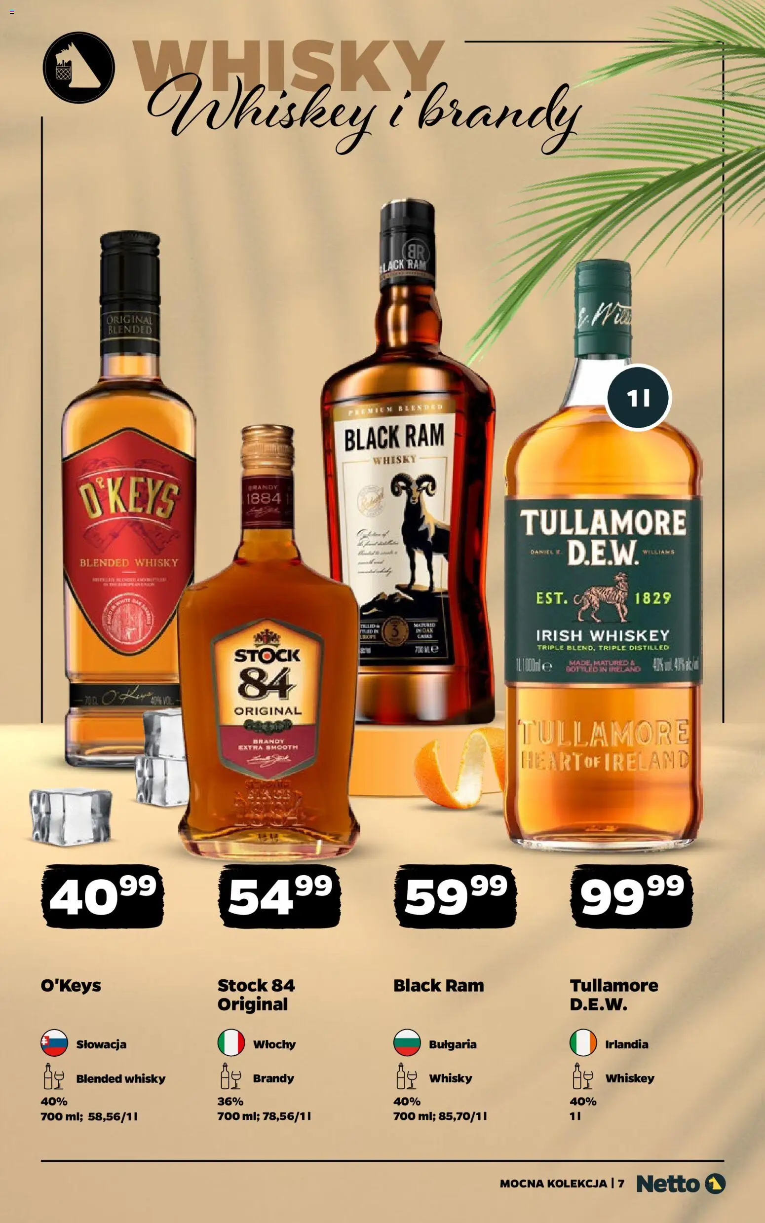 Netto gazetka - Mocna Kolekcja od 06.07.2026 | Strona: 7 | Produkty: Black ram, Whisky