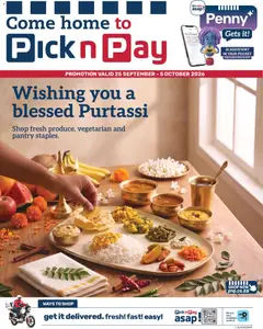 Pick n Pay specials catalogue – valid from 25/09/2026