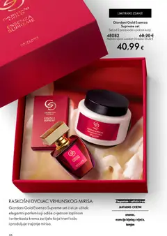 Oriflame Katalog - Pregled kataloga iz trgovine Oriflame, vrijedi od 13.05.2026 | Stranica: 46 | Proizvodi: Parfem, Krema za tijelo, Krema
