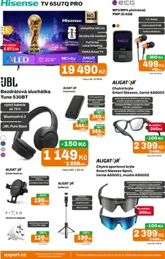 Náhled letáku Expert elektro leták od 18.06.2026 | Strana: 2 | Produkty: Brýle, Přehrávač, Sluchátka, Bezdrátová sluchátka