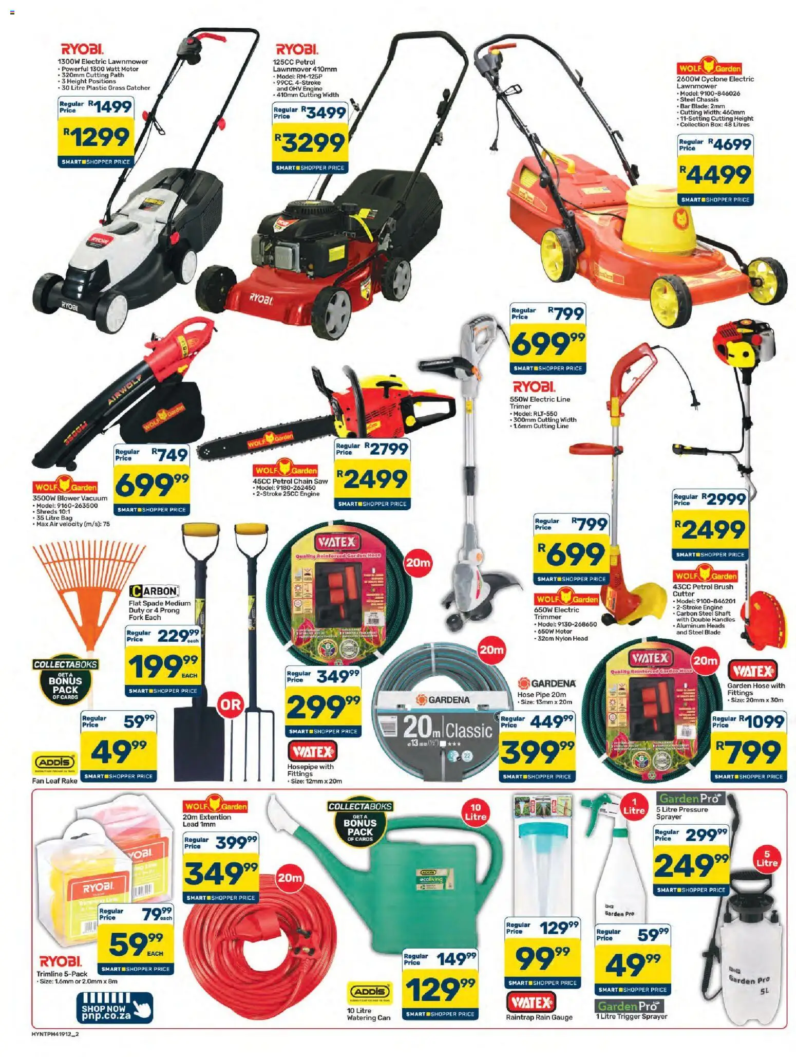 New Pick n Pay catalogue – valid from 20/10/2026 | Page: 2 | Products: Cutter, Box, Brush, Garden hose