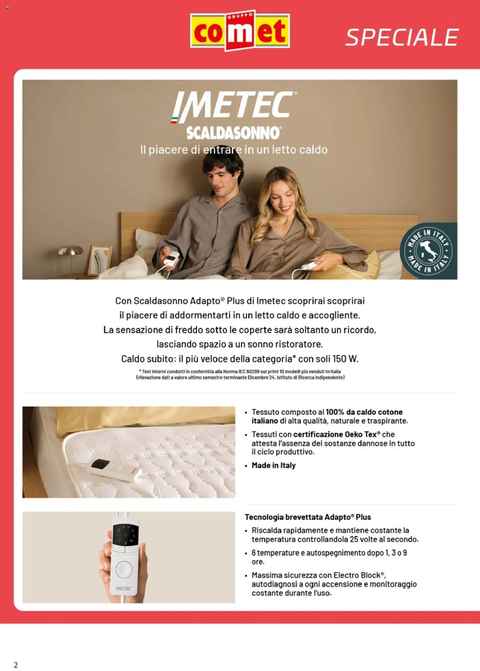 Volantino Comet del 16/10/2026 | Pagina: 2 | Prodotti: Letto