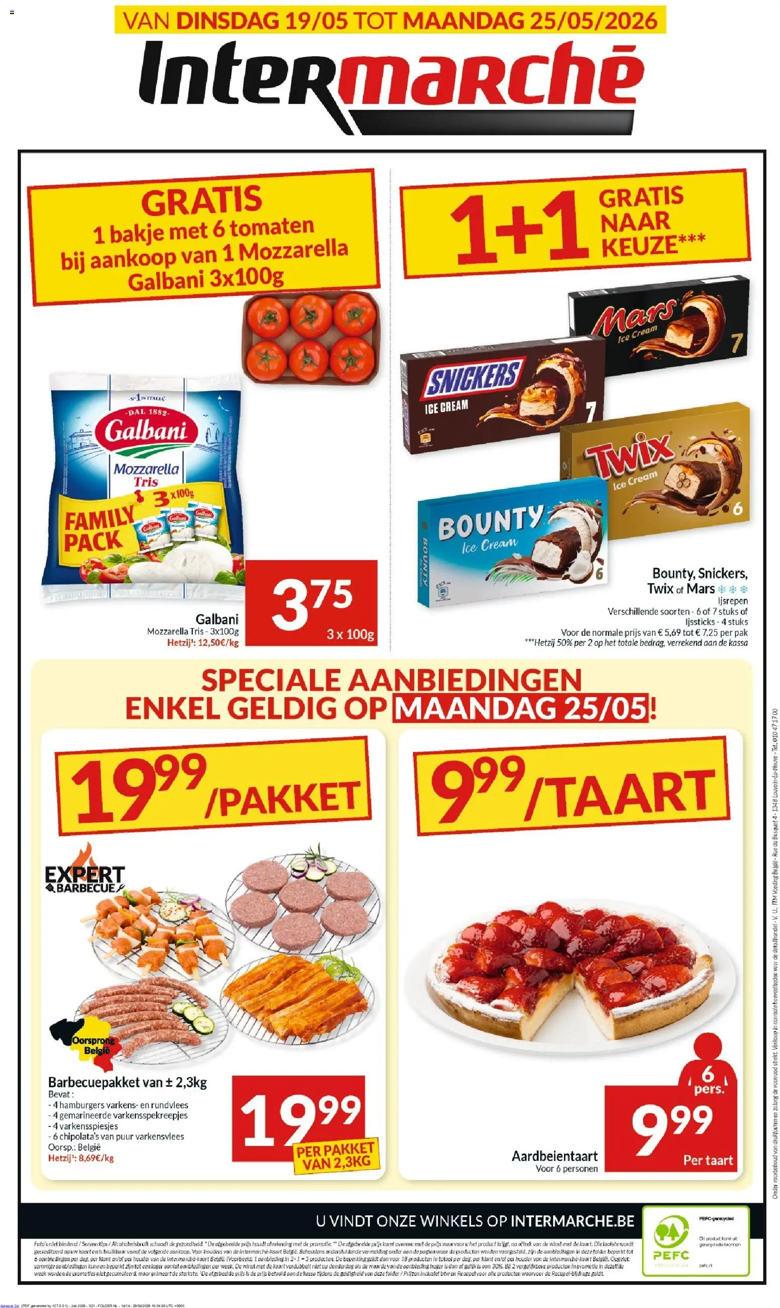 {H1} | Pagina: 14 | Producten: Varkensvlees, Mars, Snickers, Kaart