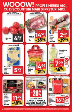 Ofertele Profi valabile de la 08.10.2026 | Pagină: 2 | Produse: Spata de porc, Praline, Cafea, Roșii